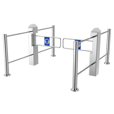 Control de acceso de la puerta del torniquete del oscilación de la entrada del supermercado de la puerta de oscilación con el código y el rfid de Qr