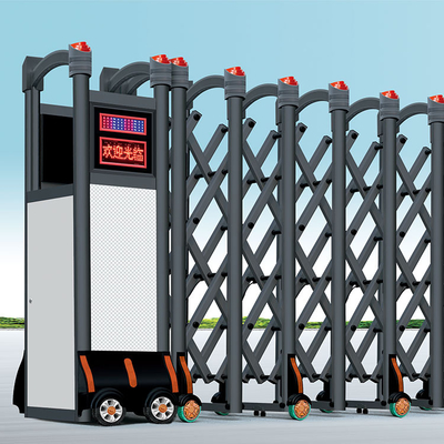 Eco-Friendly Aisle Design Base Track School Factory Automatic Retractable Folding Folding Gate