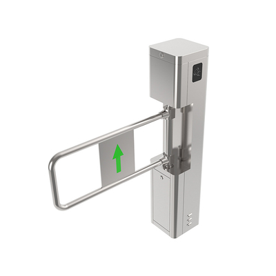 SUS304 Cylindrical Supermarket Entrance Induction Swing Gate Supermarket Swing Entrance Gate Supermarket Turnstiles